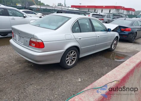 2003 BMW 525 I Automatic из США, поврежденный, VIN WBADT43483G026112